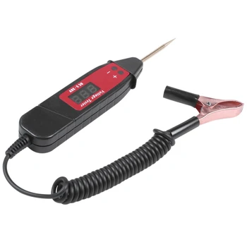 Универсальная автомобильная цифровая ЖК-ручка для проверки напряжения 5-36 В, профессиональный автомобильный тестер, детектор карандашей со светодиодной подсветкой, инструмент диагностики автомобиля