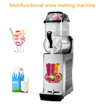 Коммерческая машина для приготовления холодных напитков PBOBP, трехцилиндровая машина для приготовления сока, машина для производства песка и льда, машина для перемешивания снега и грязи самообслуживания