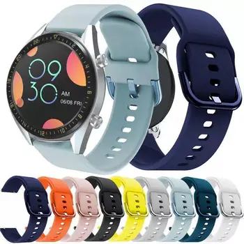 Ремешок для часов Huawei Watch GT2/GT3, Силиконовый ремешок для часов Honor, Huami, Samsung, Garmin, Универсальный Сменный 20/22 мм
