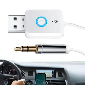 USB аудиоадаптер Универсальный прочный автомобильный адаптер громкой связи для приема музыки в автомобиле Многофункциональный USB-адаптер Plug And Play