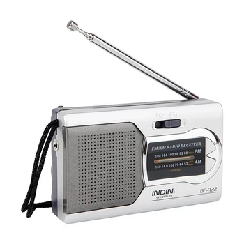 AM FM Портативное карманное радио с батарейным питанием, громкий динамик, стереозвук, Радиоплеер для дома престарелых
