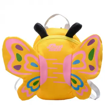 Маленький школьный ранец для детского сада, милый рюкзак с защитой от потери с бабочкой для маленьких девочек, модные детские рюкзаки, школьные сумки Mochila Escolar