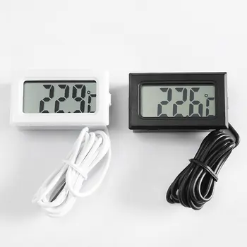 Мини-ЖК-цифровой термометр-гигрометр Температура в помещении Удобный датчик температуры Измеритель влажности Измерительные приборы Кабель