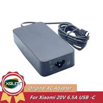 100% Подлинный 20V 6.5A 130W TYPE-C USB-C AD130 Адаптер Переменного Тока Зарядное Устройство Для Ноутбука MI XIAOMI Pro X 15 Источник Питания Оригинальный