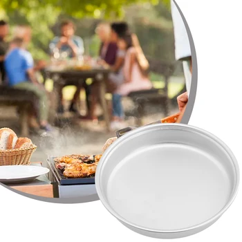 Тарелка для барбекю, походная тарелка из алюминиевого сплава, Походный ужин для пикника на открытом воздухе, Антикоррозийный, Новый, прочный, практичный