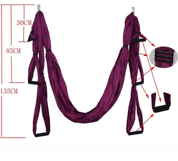 Гамак для Женской Моды Mini Fly Air Yoga Swing 250x150 Упражнения на Инверсию Улучшенной Гибкости, Антигравитационная Внутренняя Антенна