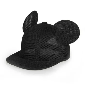 Сетчатая кепка Disney с Микки Маусом, защита от солнца, удобная дышащая кепка для летних мальчиков и девочек, путешествующих на свежем воздухе