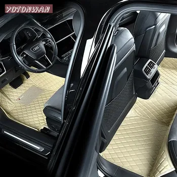 Изготовленный На Заказ Кожаный Автомобильный Коврик 5D Для Ford Focus Kuga Ecosport Explorer Mondeo Fiesta Mustang С Защитой От Любых Погодных Условий Автоаксессуары