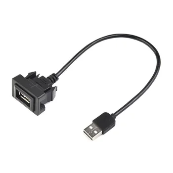 USB-порт для скрытого монтажа, панель, удлинитель, адаптер, быстрая установка и простота в использовании Подходит для Toyota Vios