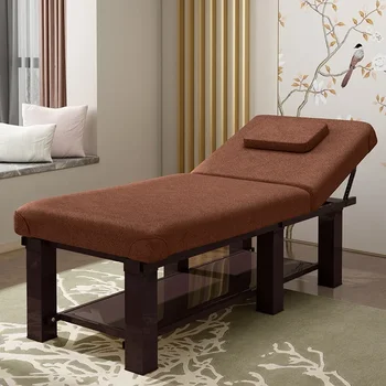 Комфортный Физиотерапевтический Массажный стол для осмотра татуировок, ресниц, Массажный стол для спа-массажа для сна, Коммерческая Мебель RR50MT