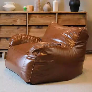 Простой диван-мешок для гостиной, скандинавское сидение, Водонепроницаемые удобные диваны-мешки для сидения, Ленивый пуф, мебель для гостиной