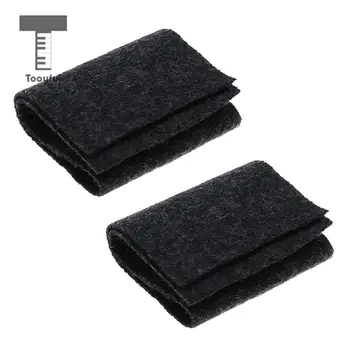 2 упаковки Черных шерстяных Накладок для Глушителя Erhu - Коврики для Глушителя для снижения шума - Tooyful Erhu Practice Parts