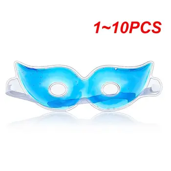 1 ~ 10ШТ Многоразовая гелевая маска для глаз для лечения холодом Успокаивающая, расслабляющая Гелевая маска для глаз для красоты Очки для сна со льдом Маска для сна
