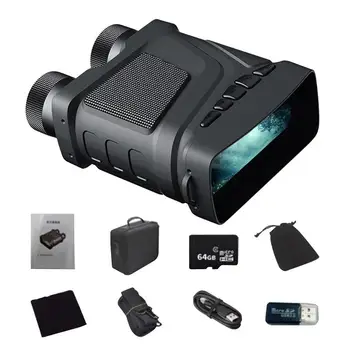 Камера Видео Прибор ночного видения 4k Полноцветный Бинокль с 3-дюймовым большим экраном высокой четкости, Очки ночного видения