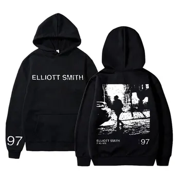 Винтажная толстовка Elliott Smith Album Толстовка The Smiths Для мужчин и женщин 90-х годов, Толстовки Оверсайз, Уличная одежда, Мужской флисовый хлопковый пуловер