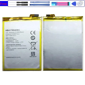 Аккумулятор мобильного Телефона HB417094EBC 4100mAh Для Huawei Mate 7 Mate7 MT7 TL00 TL10 UL00 CL00 Bateria