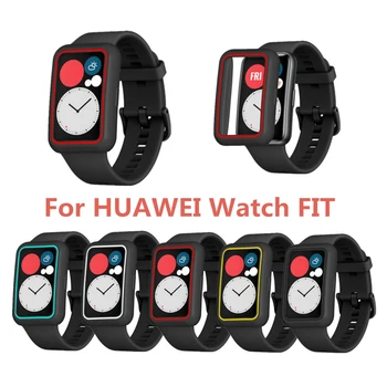 Мягкий защитный чехол из ТПУ для Huawei Watch Fit Case Полноэкранная защитная оболочка с покрытием бампера Чехлы для Huawei Fit Watch Supply