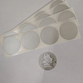 1000шт Круглая заготовка серебристого цвета диаметром 31,5 мм для обложки с секретным кодом, домашняя игра, свадебная наклейка со скретчем