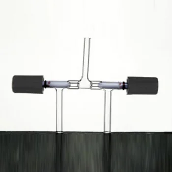 Трехходовой высоковакуумный клапан SYNTHWARE, защищенный PTFE, апертура 4 мм / 8 мм, боросиликатное стекло, S64