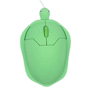 Игровая мышь для компьютера с цветным дизайном в форме черепахи с разрешением 1200 точек на дюйм