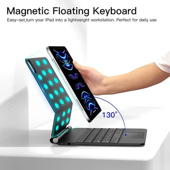 Для Apple Magic Keyboard Чехол для iPad Air 4 Air 5 iPad Pro 11 2022-2018 для iPad Pro 12 9 12,9 М2 2022 Magic Keyboard Чехол