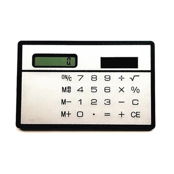 Калькулятор солнечной энергии 8-значный дисплей Базовые Стандартные Калькуляторы Мини Тонкий калькулятор для бизнеса Офиса Школы