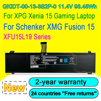 НОВЫЙ GKIDT-00-13- 3S2P-0 для XPG Xenia 15 для Schenker XMG Fusion 15 XFU15L19 GKIDT-03-17- Высококачественный аккумулятор 3S2P-0