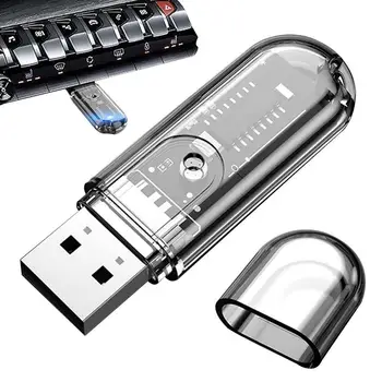 USB-адаптер Plug And Play Портативный безопасный аудиоадаптер для аудиоустройств, адаптер для приема музыки в автомобиле, Стабильная беспроводная связь в автомобиле