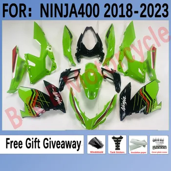 Для Ninja400 2018 2019 2020 2021 2022 2023 Кузов Капот Полный Комплект Обтекателя Подходит Ninja 400 2023 комплект KRT