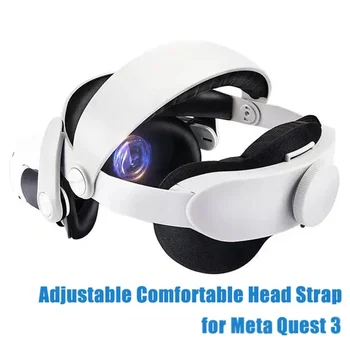 Головной ремень, зарядная гарнитура для Meta Quest 3 Comfort, регулируемый головной ремень для повышения комфорта, виртуальные аксессуары для виртуальной реальности