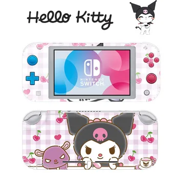 Наклейка-скин Sanrio Hello Kitty Kuromi Nintendo Switch Lite для консоли Nintend Switch Lite и контроллера Joy-Con