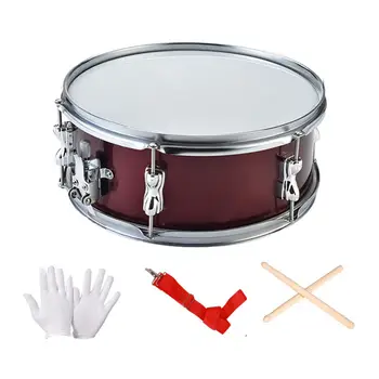 Развивающая игрушка для малого барабана 13 дюймов с барабанными палочками Портативный ударный инструмент