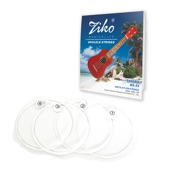 Универсальные струны для укулеле ZIKO Прозрачные Гитарные струны тембра, Струны из чистой нейлоновой проволоки, высококачественные гитарные аксессуары и запчасти