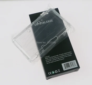 1 шт. Стильная горячая распродажа, прозрачный пластиковый защитный чехол из прозрачного хрусталя с твердой оболочкой для 3DS