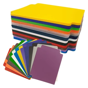 Разделители торговых карточек, 60 шт. разноцветных разделителей страниц для офисных игровых карточек