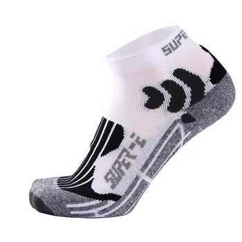 Мужские профессиональные носки для бега по тропе, Хлопчатобумажные носки для спорта на открытом воздухе с короткой трубкой, быстросохнущие Марафонские носки SKG008