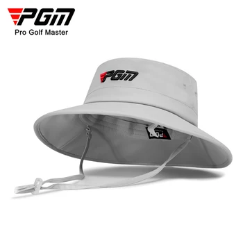 Солнцезащитная шляпа для гольфа PGM, Регулируемая Ветрозащитная веревочная кепка, Впитывающая пот лента, Уличные рыбацкие кепки MZ059