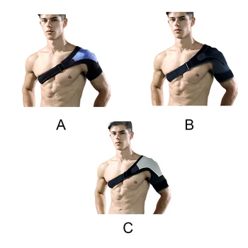 Резиновый плечевой бандаж, дышащий двухслойный сменный левый и правый компрессионный поддерживающий протектор, принадлежности для здоровья