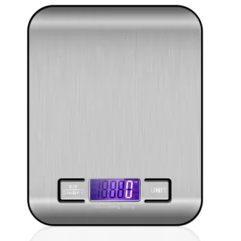 Самые продаваемые электронные весы из нержавеющей стали весом 5 кг 10 кг Бытовые кухонные весы Пищевые Мини Граммовые весы Ювелирные изделия Появились в продаже в 2024 году
