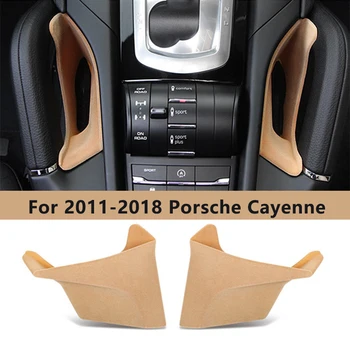 Для Porsche Cayenne 2011-2018, Коробка для хранения зазора на центральной консоли, автомобильный аксессуар, Центральный подлокотник, коробка для хранения, Контейнер-органайзер