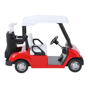 Игрушки для малышей, спортивные игрушки, гольф-кар, имитация модели гольф-кара, миниатюрная модель автомобиля из сплава, орнамент в масштабе 1 20