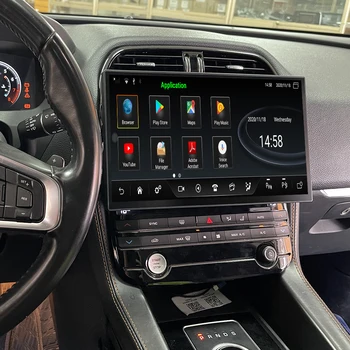 13,3-дюймовый Экран Android 12,0 Автомагнитола для Jaguar XE XEL F-PACE 2016-2020 автомобильный мультимедийный плеер головное устройство carplay Android auto