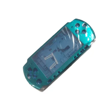 Замена полного корпуса игровой консоли в виде ракушки, запасные части для PSP 3000 Blue