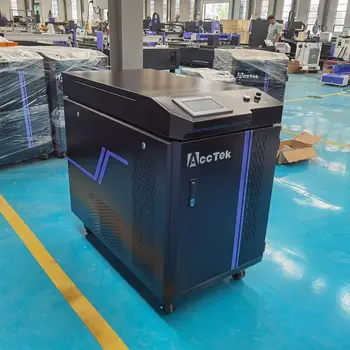 Портативная волоконно-лазерная машина для очистки металла от ржавчины с лазерным источником мощностью 1000 Вт 1500 Вт 2000 Вт для краски от ржавчины