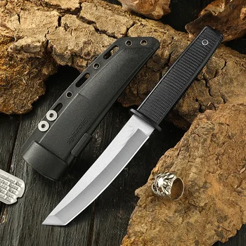Уличный многофункциональный нож для фруктов из нержавеющей стали, высокой твердости, портативный столовый нож, нож для чистки кожуры, нож для самообороны