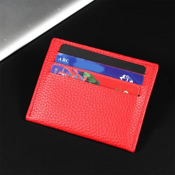 Держатель для карт с несколькими слотами, карманный кошелек из искусственной кожи, держатель наличных, однотонная кредитная карта