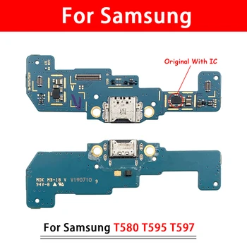 Оригинальный Порт зарядки Flex Для Samsung Tab A A2 10,5 2018 T590 T595 T597 SM-T590 T595C T595N Разъем Порта Зарядки Гибкий Кабель