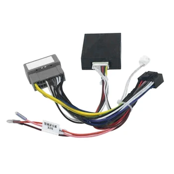 Автомобильный Аудио 16-контактный шнур питания адаптер Аудио Жгут проводов Canbus Box для Jeep Compass 2007-2009