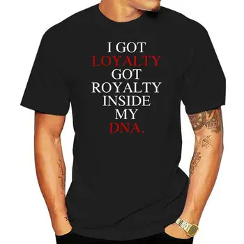 Горячая Летняя мода 2022 года Misky & Stone Kendrick Lamar I Got Loyalty And Royalty Inside My Dna T-Shirt Футболка