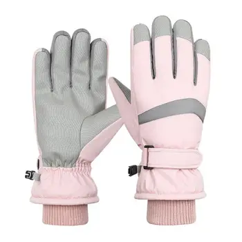 Зимние перчатки из флиса с сенсорным экраном, Мужские и женские ciclismo, Профессиональные водонепроницаемые зимние теплые перчатки для аксессуаров